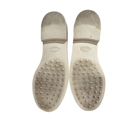 TOD’s Women’s Leather Loafer Sea Foam Green Flat Size 39 EU Made in Italy